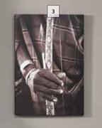 DH Black African Tribal Canvas 650mm x 450mm