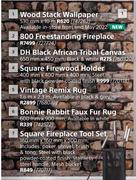 Wood Stack Wallpaper 530mm x 10m