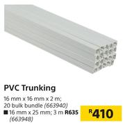 PVC Trunking 16mm x 16mm x 2m
