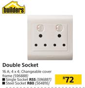 Builders Double Socket