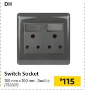 DH Switch Double Socket 100mm x 100mm
