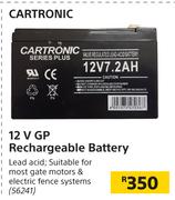 Cartronic 12V GP Rechargeable Battery