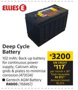 Ellies Deep Cycle Battery