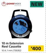 Power Worx 10m Extension Reel Cassette