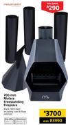 Megamaster 700mm Molara Freestanding Fireplace