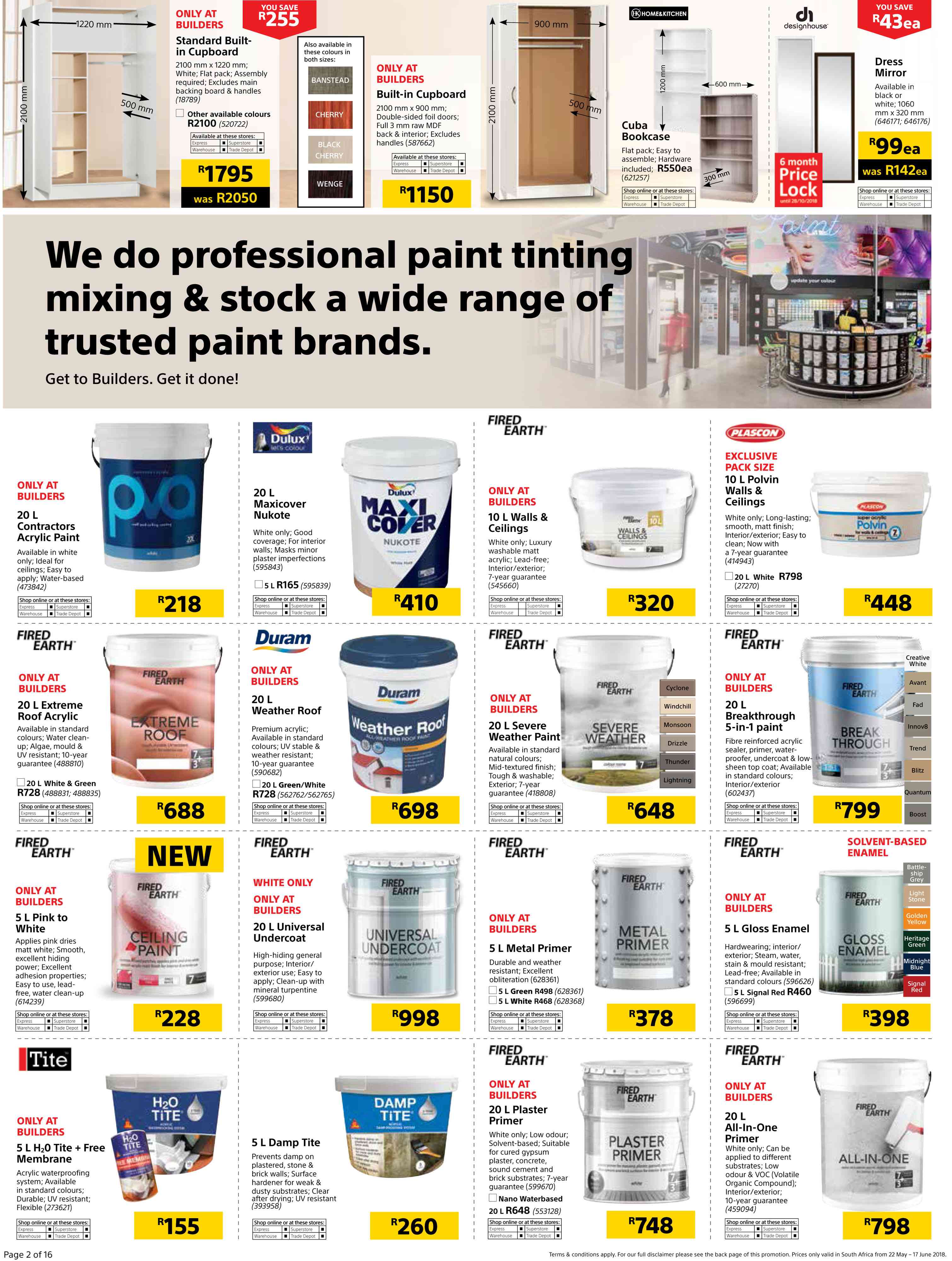 Special Fired Earth 20L Breakthrough 5In1 Paint — www.guzzle.co.za