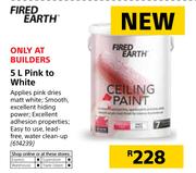 Fired Earth 5L Pink To White