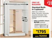 Standard Built-In Cupboard In Other Colours