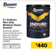 Duram 5L Endure + Non-Drip Medium Sheen Enamel