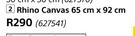 Rhino Canvas 65cm x 92cm