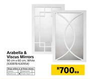 Arabella & Viscus Mirrors 90cm x 60cm