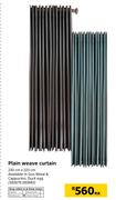 Plain Weave Curtain 230x223cm
