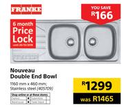 Franke Nouveau Double End Bowl