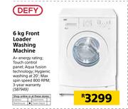 Defy 6kg Front Loader Washing Machine