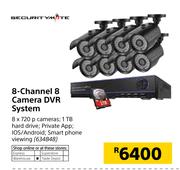 Security Mate 8 Channel 8 Camera DVR System