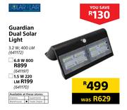 Solar Flair Guardian Dual Solar Light-6.8 W, 800 LM
