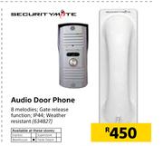 Security Mate Audio Door Phone