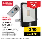 Eurolux 20 W LED With Sensor Included Remote