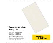 Renaisance Nina Ivory Tile-Per Sqm