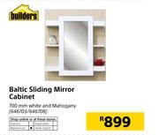 Baltic Sliding Mirror Cabinet