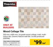 Trento Wood Collage Tile-Per Sqm
