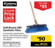 Academy Soft Broom GB1 Synthetic Fibre