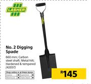 Lasher No. 2 Digging Spade
