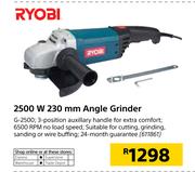 Ryobi 2500W 230mm Angle Grinder