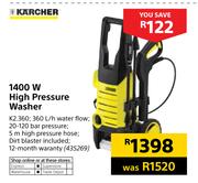 Karcher 1400W High Pressure Washer