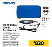 Dremel 130W Rotary Tool & Accessories F0133000JA
