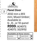 Swartland Panel Door 