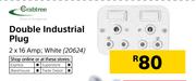 Crabtree Double Industrial Plug 2 x 16AMP