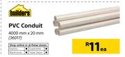 PVC Conduit 4000mm x 20mm-Each
