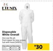 Ethnix Disposable White Overall