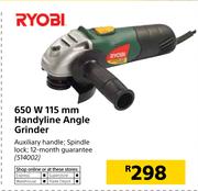Ryobi 650W 115mm Handyline Angle Grinder 