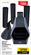Megamaster 700mm Molara Freestanding Fireplace