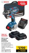 Bosch 18V Li-Ion Cordless Drill Driver