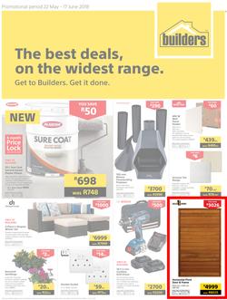 Builders Eastern Cape : The Best Deals On The Widest Range (22 May - 17 June 2018), page 1