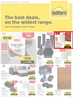 Builders Eastern Cape : The Best Deals On The Widest Range (22 May - 17 June 2018), page 1