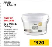 Fired Earth Walls & Ceilings-10Ltr