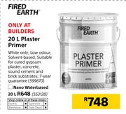 Fired Earth Nano Waterbased Plaster primer-20Ltr