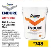 Duram Endure 20Ltr Endure All-Weather Matt 