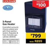 Goldair 3 Panel Gas Heater