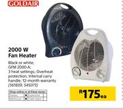 Goldair 2000 W Fan Heater-Each