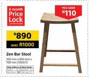 Zen Bar Stool-350mm x 450mm x 700mm