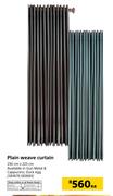 Plain Weave Curtain-230cm x 223cm Each