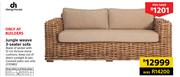 Design House Jungle Weave 3 Seater Sofa