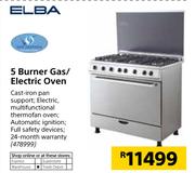 Elba 5 Burner Gas/Electric Oven