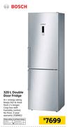 Bosch 320Ltr Double Door Fridge 