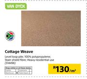 Van Dyck Cottage Weave-Per Sqm